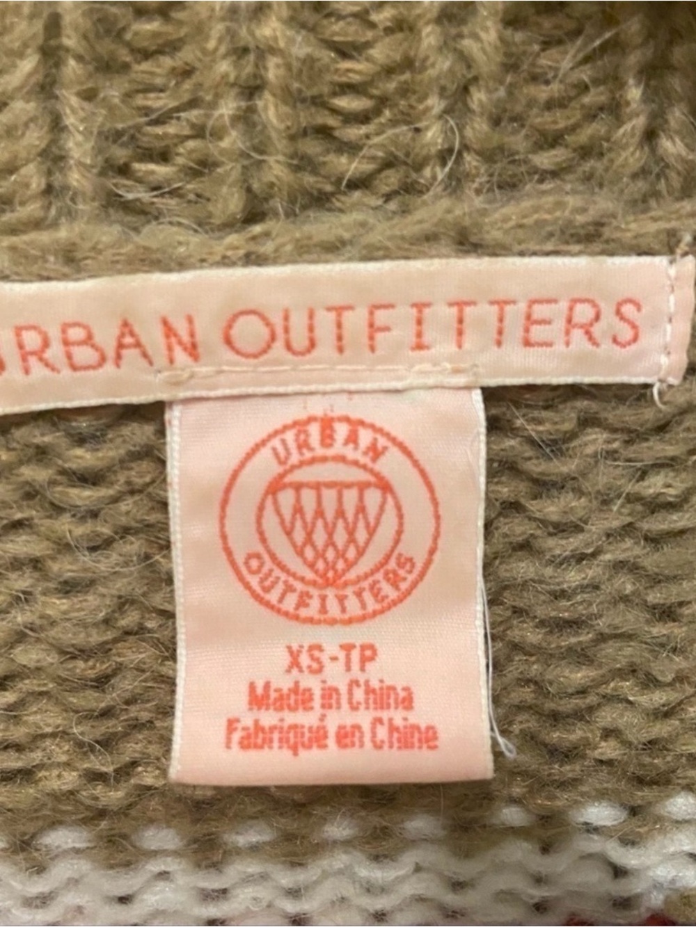 Striped Wool Knit Sweater in Brown and Red - Picture 8 of 12